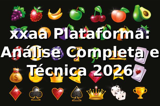 xxaa Plataforma: Análise Completa e Técnica 2026 🎯